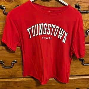 YSU cropped t shirt
